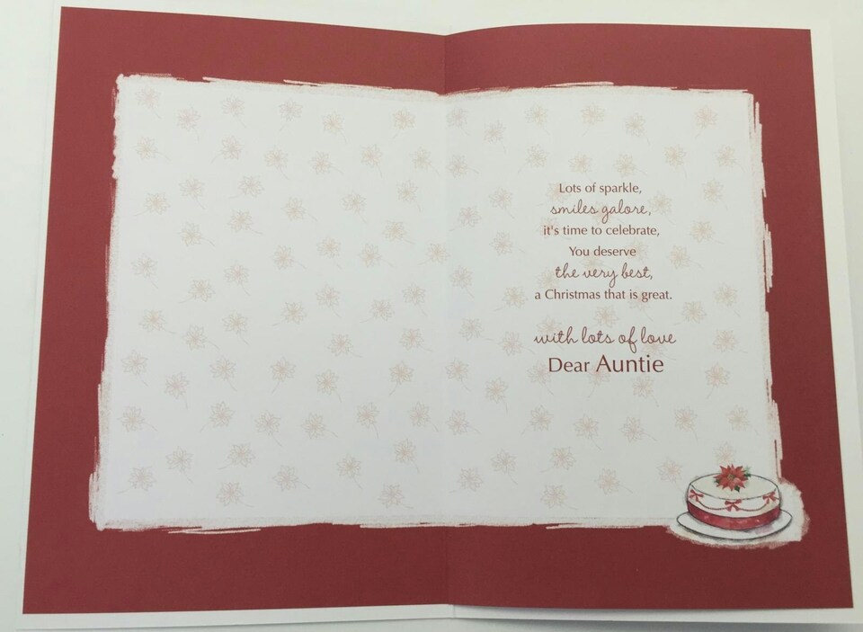 image 1 of Cute Auntie Christmas Card By Carte Blanche