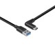 image 4 of 1m USB 3.2 Type-A to Right-Angled USB-C Cable
