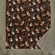 image 3 of Woodland Wildlife Forest Animal Flannel Throw with Sherpa Back – 140x180cm Red | Wine