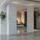image 2 of Alfa Double Sliding Door Wardrobe with Mirror for Bedroom - White 203cm