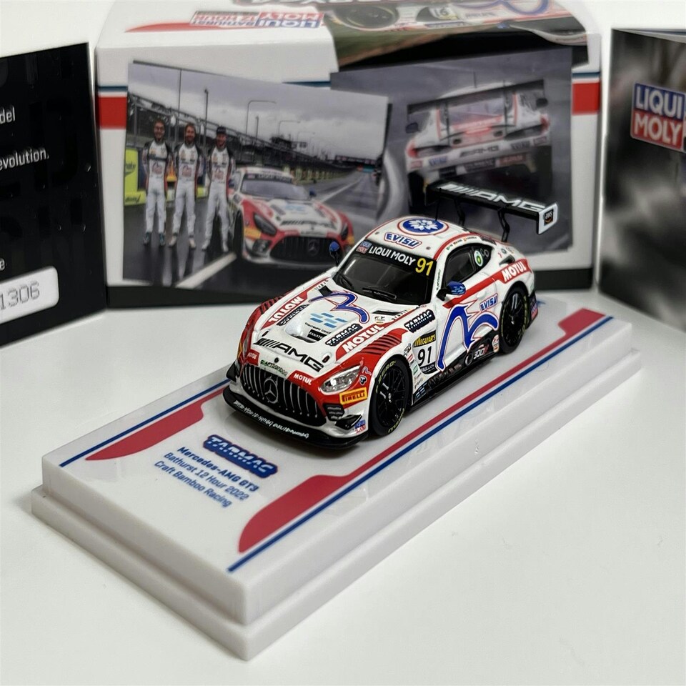 image 1 of Mercedes AMG GT3 Bathurst 12 Hour 2022 #91 1:64 Tarmac Works T6406222BH91