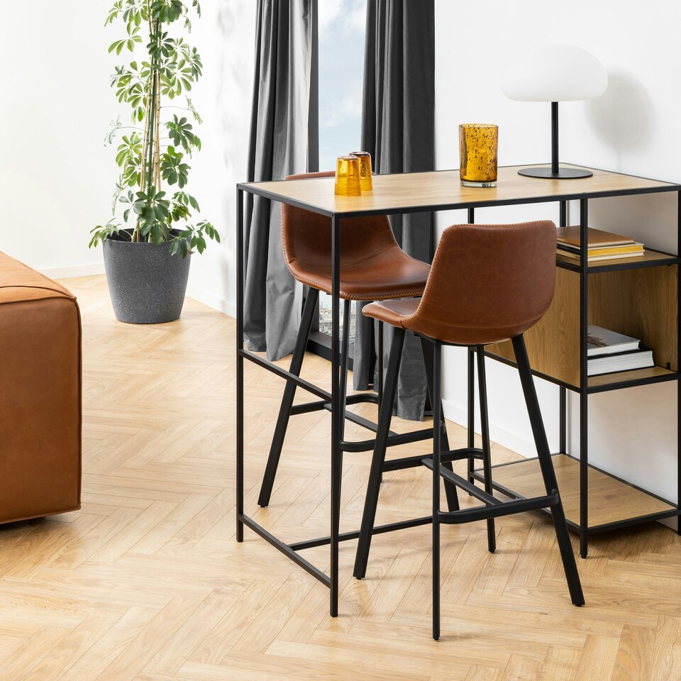 image 1 of I_Oregon Bar Chair in Brown One Supplied