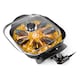 image 1 of VonShef Electric Frying Pan Square 5L with Glass Lid 1500W