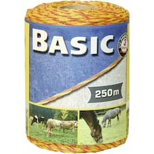 Basic Fencing Stainless Steel Polywire - White - 250m
