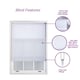 image 4 of Daylight Roller Blind 105cm Wide x 210cm Long | Metal Fittings | Grey | Grey