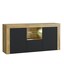 Oak Matt Body & Black Matt Doors - Selected