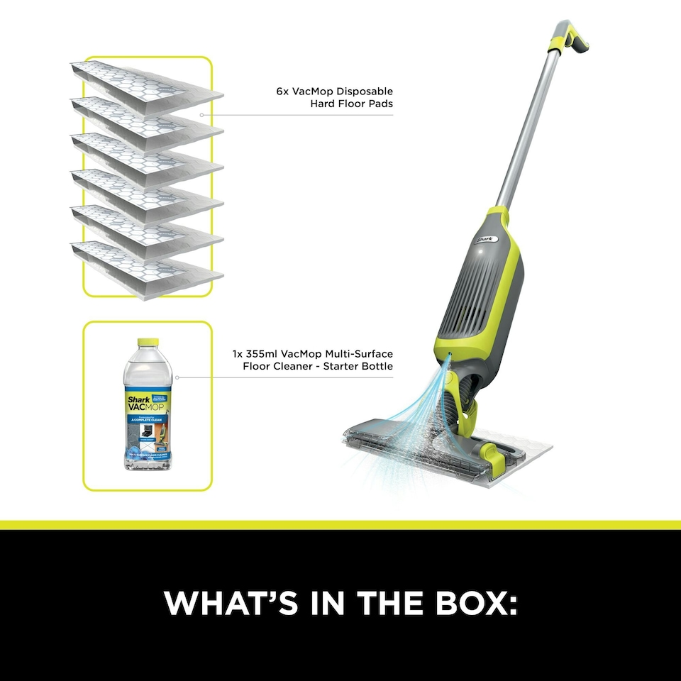 image 1 of Shark VacMop Cordless 2-in-1 Vacuum Mop with Targeted Spray VM200UK