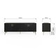 image 9 of Frank Olsen Ava 1500 Tv Cabinet Black | Black
