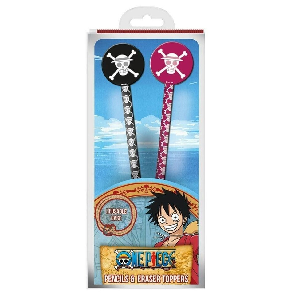 ONE PIECE (WANO) PENCILS & TOPPERS - STATIONERY RANGE - SR74434