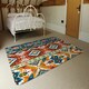 image 3 of colorful pattern in tribal style (Rug) Multi | Large: 140x200cm