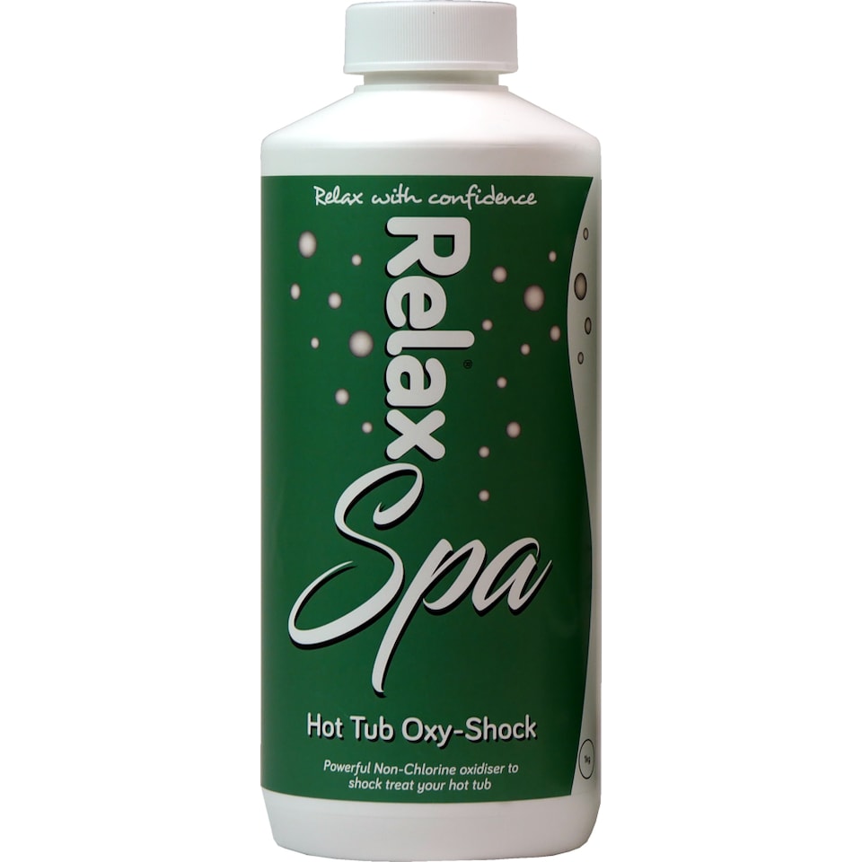 Plastica 1kg Relax Spa Non Chlorine Oxy Shock