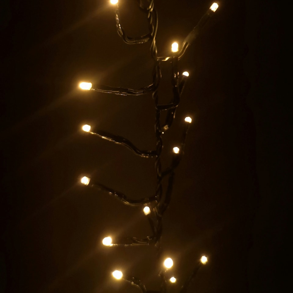 image 1 of 960 LED 12.4m Premier Clusterbrights Indoor Outdoor Multifunction Mains Operated Christmas Cluster Lights with Timer in Vintage Gold