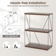 image 5 of COSTWAY 3-Tier Display Rack Industrial Storage Shelving Unit