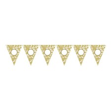 Amscan Customisable Banner - Gold/White - One Size