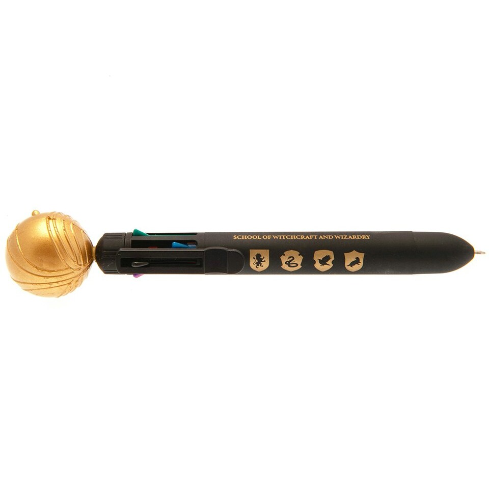 image 1 of Harry Potter Golden Snitch Retractable Pen - Black - One Size