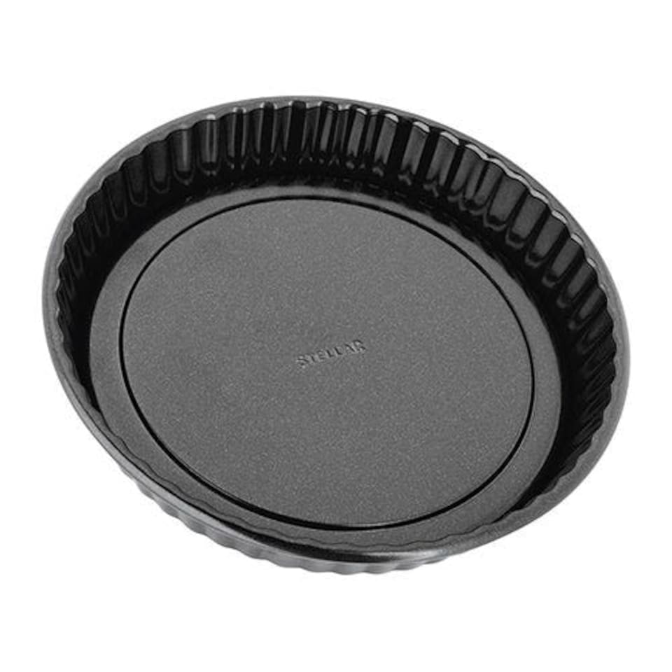 image 1 of Stellar Bakeware 8" Fluted Flan Loose Base
