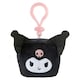 image 4 of Hello Kitty Soft Toy Cubeez Plush Kuromi Cute Plush Huggable Cuddly 7cm Black