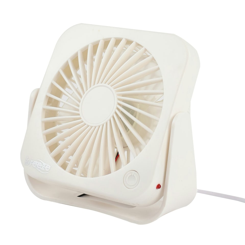 image 1 of Breeze DF1150W USB Powered Mini Table Fan White