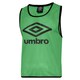 image 1 of Umbro Unisex Adult Training Bib - Emerald/Black - S-M