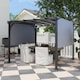 image 10 of Outsunny Outdoor Pergola Garden Sun Shade Patio Canopy Shelter