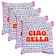 image 1 of Cushion 43x43cm Ciao Bella Print