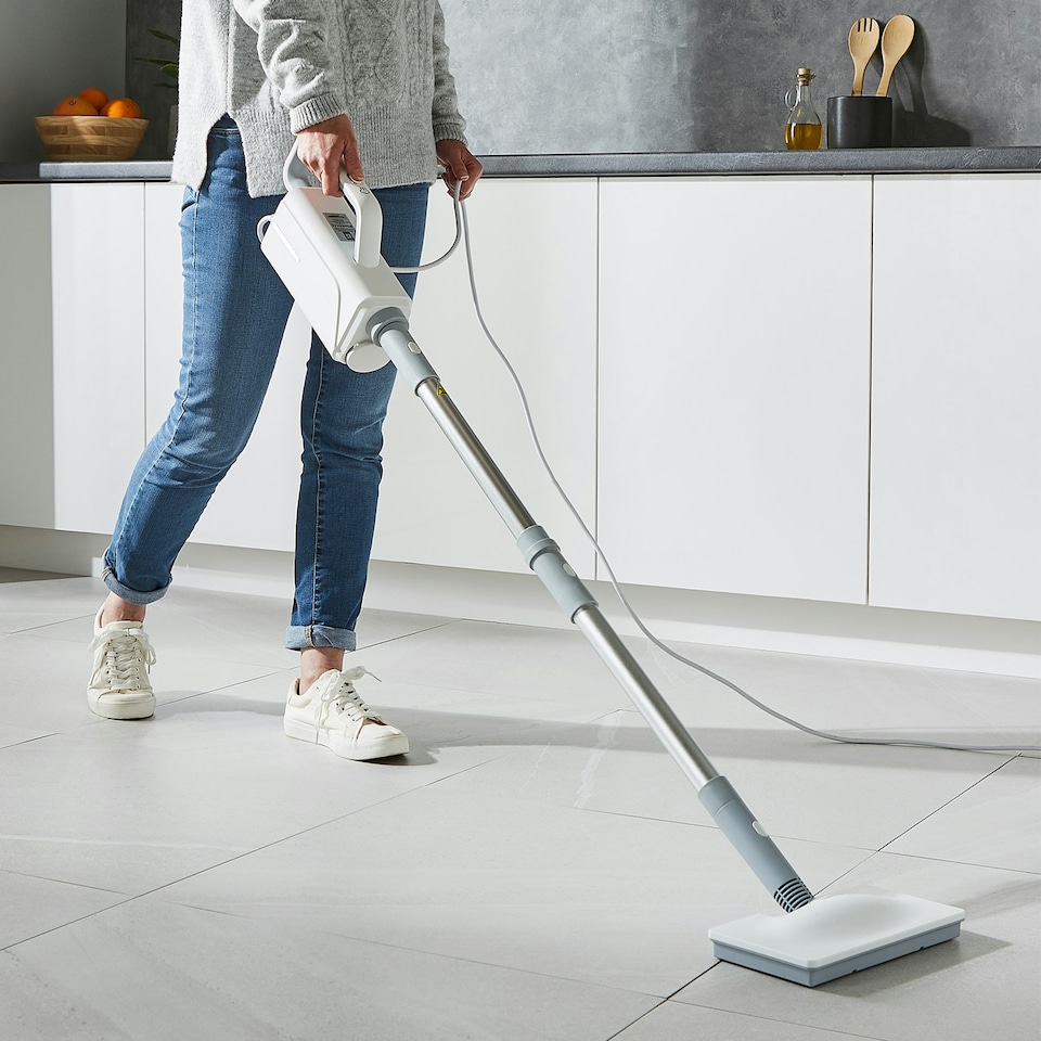 image 1 of GEEPAS Steam Mop & Handheld Steam Cleaner , 1500W
