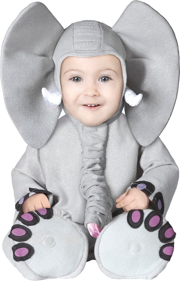 image 1 of Fancy Dress Child Elephant Grey - 18-24 m