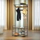 image 2 of Industrial 180CM Tall Coat Stand With 9 Hooks One Size