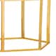 image 5 of Stunning Design Hexagonal Side Table, Versatile Metal Side Table For Livingroom, Functional Bedside Table Gold
