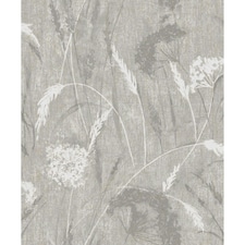 Holden Décor Pappus Textured Wallpaper - Grey - 10m x 53cm Grey