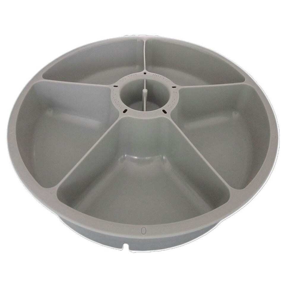 image 1 of Cat Mate Spare / Replacement Bowl: Five-meal Automatic Pet Feeder (947) Grey