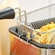 image 9 of HOMCOM 3 Litre Deep Fat Fryer Stainless Steel with Adjustable Temperature, 60min Timer, Removable Oil Basket, Viewing Window and Safety Cut Out, 2000W