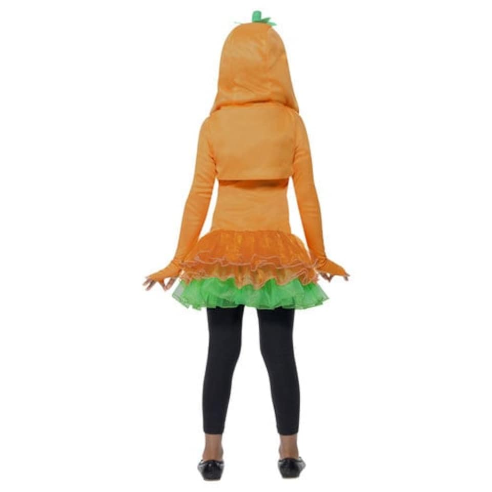 image 1 of Pumpkin Tutu Dress Girls Fancy Dress Costume Kids Large - Age 10-12