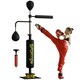 image 6 of SPORTNOW Boxing Bag, Freestanding Punching Bag with Reflex Bar, Speed Balls Black