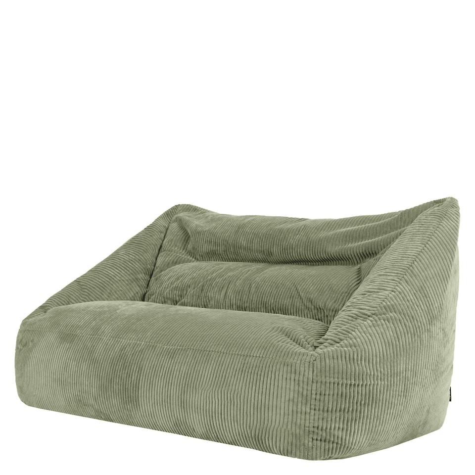 image 1 of Icon Cecilia Jumbo Cord Sofa Bean Bag, Sage Green