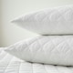 image 6 of Martex Naturals Cotton Quilted Mattress and Pillow Protector Set White | King