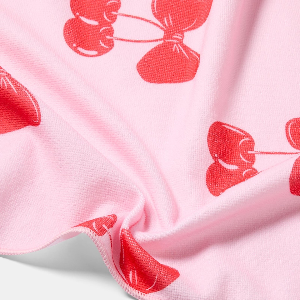 image 1 of OHS Bows Beach Towel with Bag Quick Dry Absorbent Travel Spa