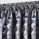 image 5 of Skandi Pencil Pleat Curtains - Navy - 167 cm x 229 cm