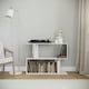 image 4 of 2-Tier Wooden Irregular Storage Unit - 80 cm Black | Black