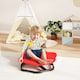 image 2 of AIYAPLAY Planet-Shaped Kids Swivel Chair, Sensory Spinning Chair, Red | Red
