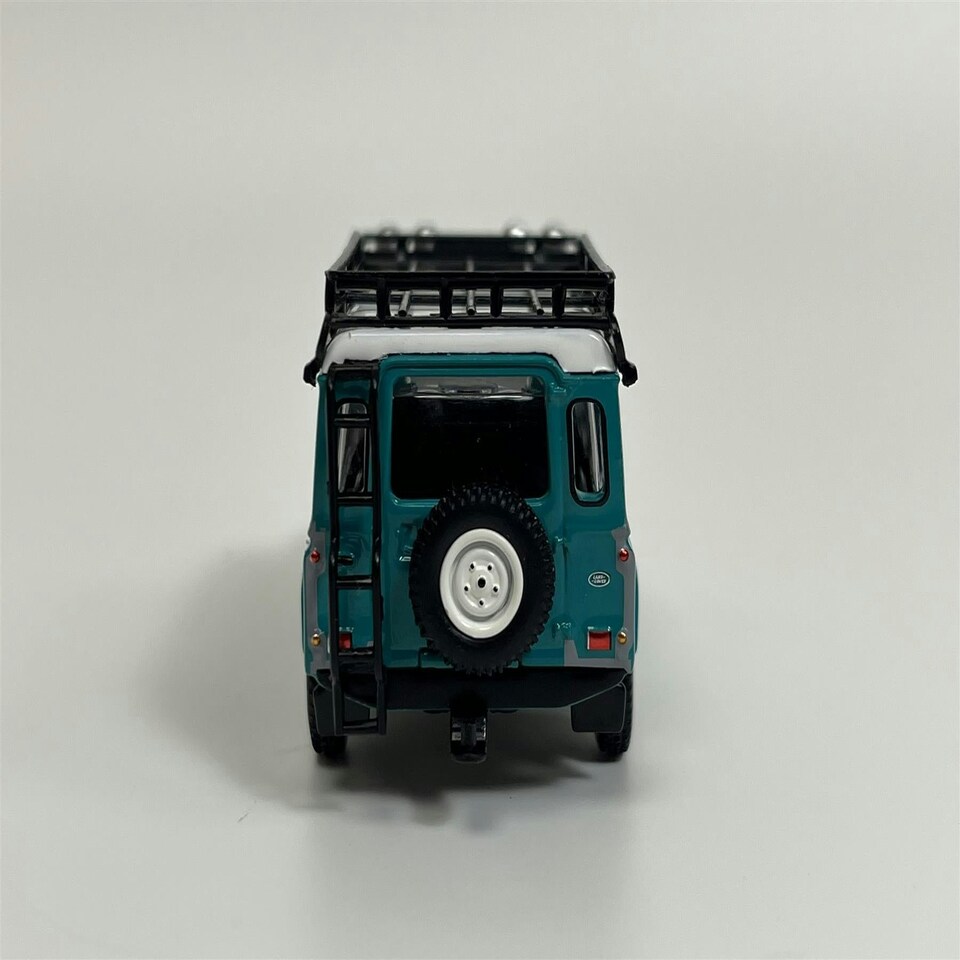 image 1 of Land Rover Defender 110 1985 County Station Wagon Green LHD 1:64 Mini GT MGT00590L