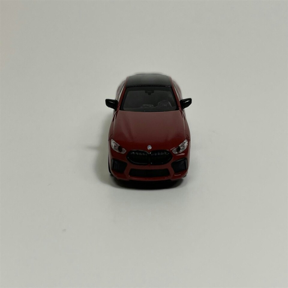 image 1 of BMW M8 Competiton Coupe 2019 Red Metallic 1:87 Scale Minichamps 870029022