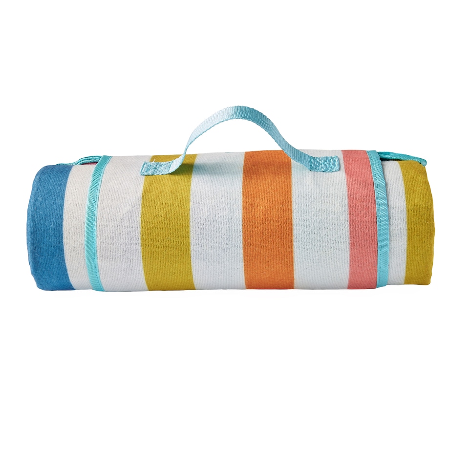 image 1 of Fusion Carlson Stripe Picnic Blanket Multi