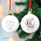 image 3 of Personalised Me To You Christmas Bauble