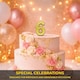 image 4 of Gold 6 Number Candle Birthday Anniversary Party Cake Decorations Topper | Gold