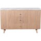 image 3 of Bundi Natural Marble & Wood Extra Large Sideboard Brown