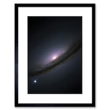 Hubble Space Supernova 1994D Lenticular Galaxy NGC 4526 9x7" Black Framed Wall Art Print