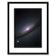 image 1 of Hubble Space Supernova 1994D Lenticular Galaxy NGC 4526 9x7" Black Framed Wall Art Print