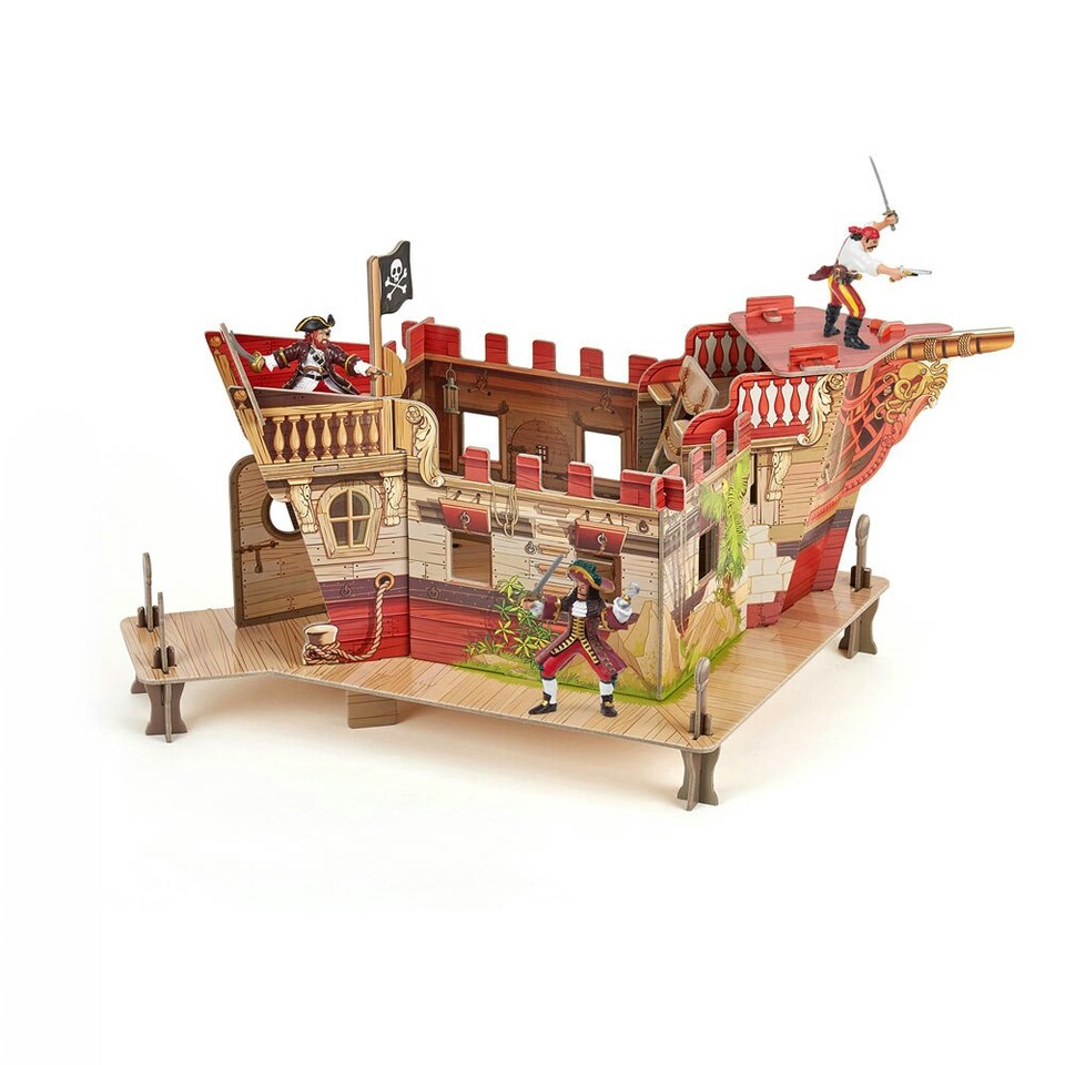 image 1 of PAPO Pirates and Corsairs Pirate Fort Set Toy Playset