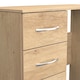 image 5 of Hampshire 3 Drawer Vanity in Nebraska Oak (Ready Assembled) | Brown | Nebraska Oak